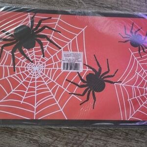 Halloween Spider & Web paper placemats  50 Count Set 17x11 *new*